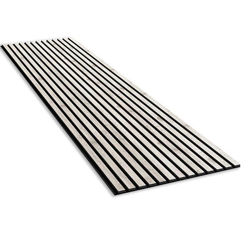 Siberian Acoustic Wood Slat Wall Panel on white background DecorMania UK